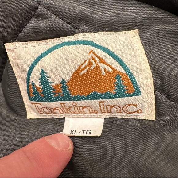 Vintage R. Angus Black Bomber Jacket men’s XL - Picture 2 of 16